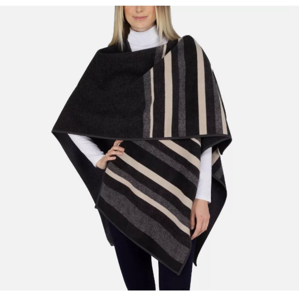 Ike Behar Women's Reversible Fashion Wrap One Size - Picture 2 of 5